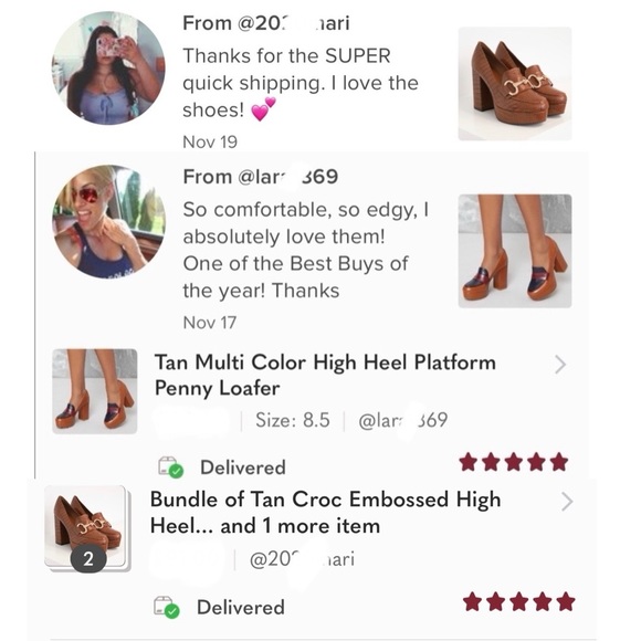 Black Super Chunky Heel Penny Loafers - Picture 7 of 8